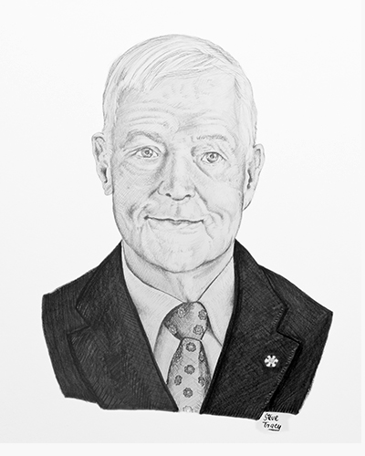 Sketch of Michael Bliss