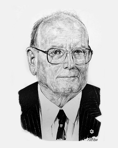 Sketch of Ernest McCulloch 
