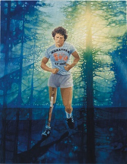 Terry Fox painting