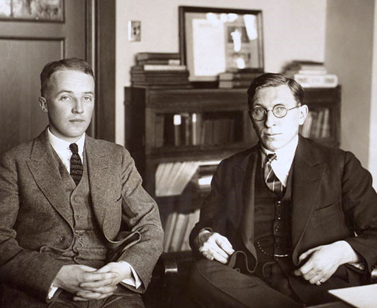 Picture of Charles H. Best, MD DSc and Sir Frederick Grant Banting