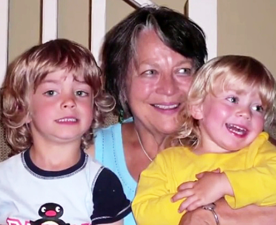 Picture of Judith Hall and family