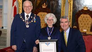 A pic of Dr. MacDonald receiving the Order of Nova Scotia