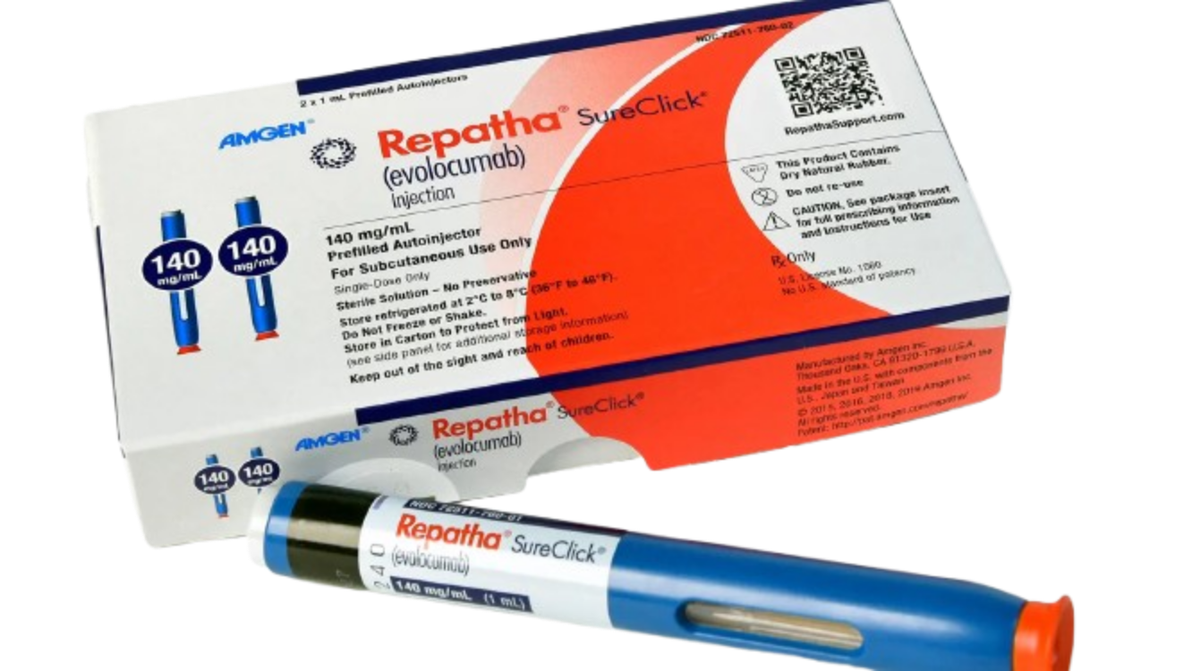 Evolocumab, a drug.